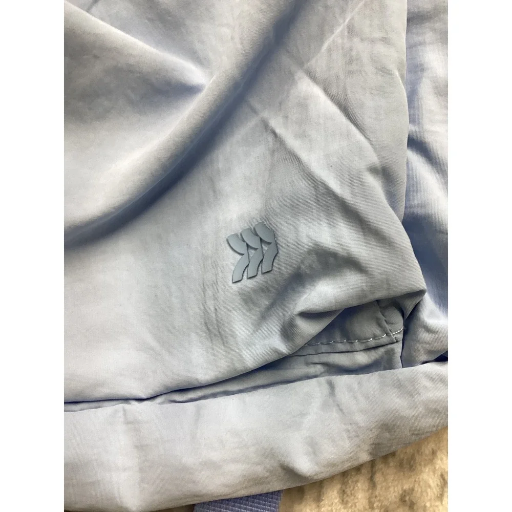 All in Motion Light Blue Cinch Closure Backpack Water Repellent‎ Drawstring Bag